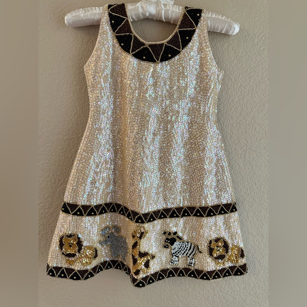 Little Attitudes by Debra size 6X Pageant dress🦁🐘🦒🦓 Safari